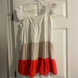 Cute little multicolored sundress.